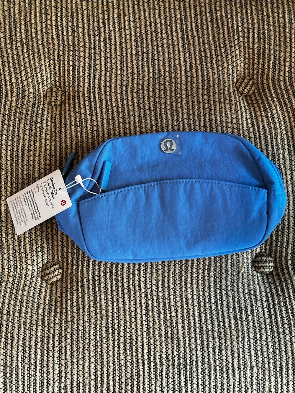 Lululemon Double-Zip Pouch Mini - Blue - NWT - SOLD OUT